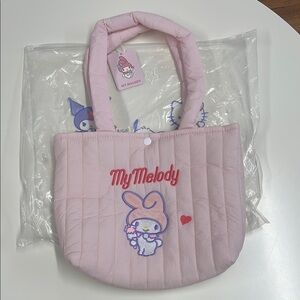 Pink My Melody Quilted Tote Bag